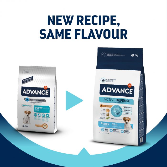 Advance Puppy Protect Mini Hrana Catei 7kg Antioxidanti Naturali Sustin Imunitate