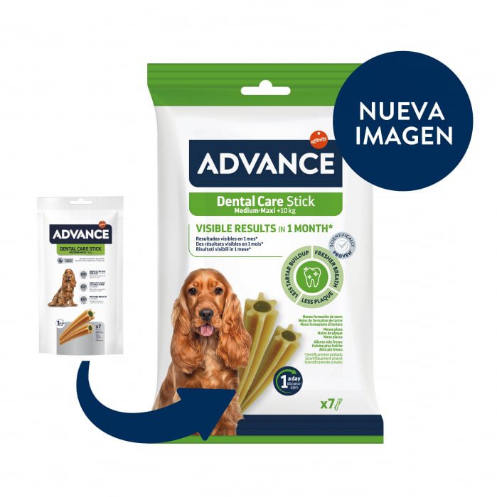Advance Stick Ingrijire Dentara Caini Adulti Talie Medie-Mare 180g