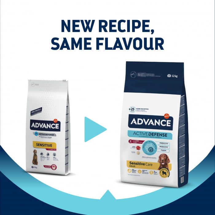 Advance Adult Caini Sensibili Digestiv Miel Orez 12kg