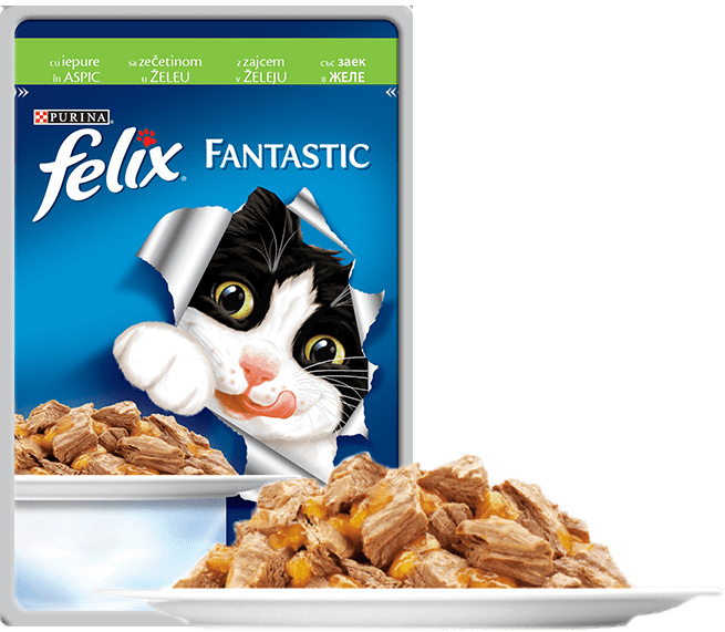 Felix Fantastic Iepure in Aspic cu 4% carne