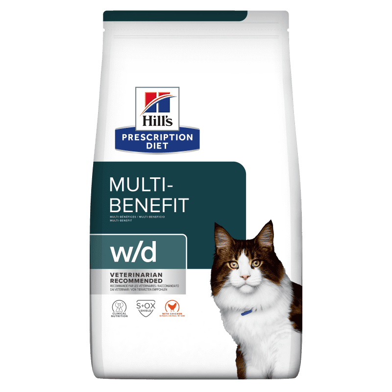 Hill's Prescription Diet Feline W/D 3kg - Hrana pentru controlul greutatii pisici