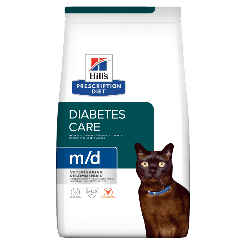 Hill's Prescription Diet M/D Feline 1.5 kg - Diabet si Supraponderale