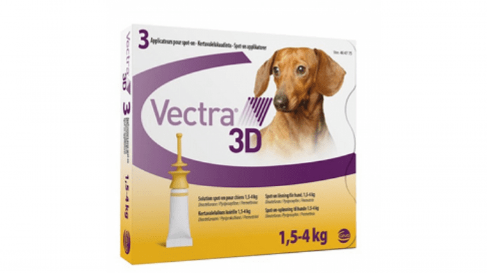 Vectra 3D solutie spot-on anti-purici caini 1.5-4kg