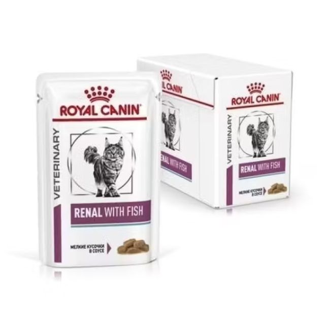 Royal Canin Renal Peste Hrana Umeda Pisici Suport Renal 12x85g