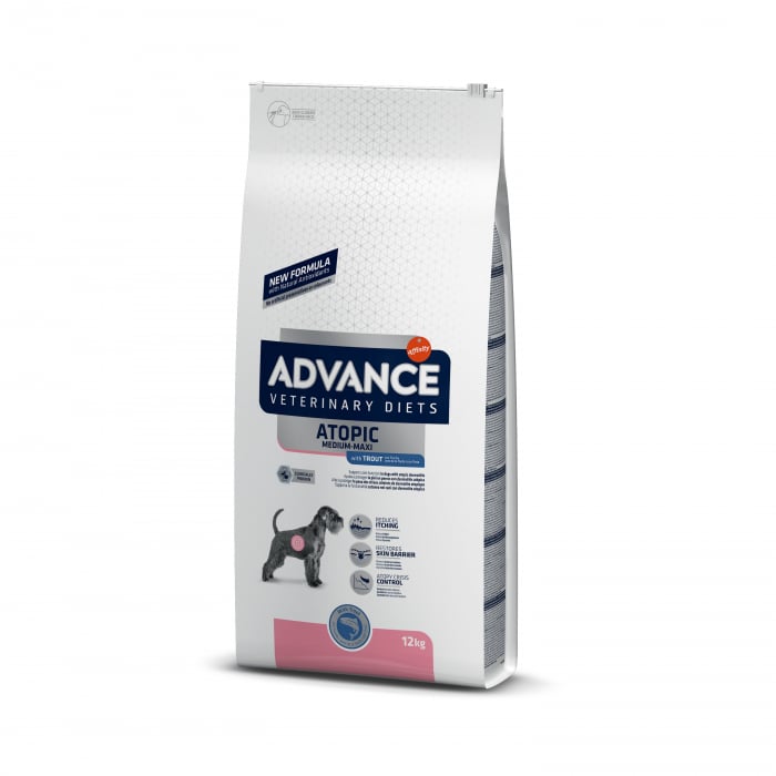 Advance Atopic pentru Caini Medium-Maxi cu Dermatita Atopica si Alergii 12kg