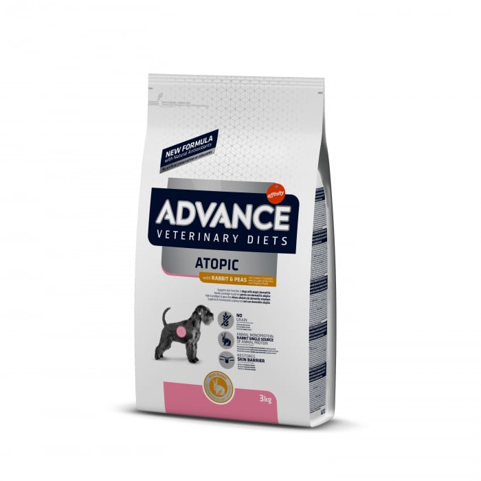 Advance dog atopic fara cereale cu iepure si mazare 3kg dieta pielii sensibile