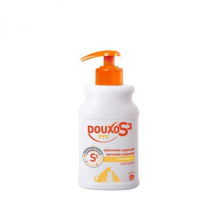 Douxo S3 Pyo Sampon Antiseptic Spumant cu Clorhexidina 200 ml