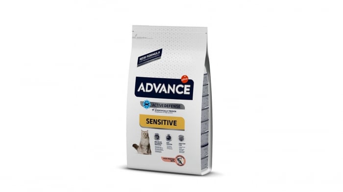 Advance Adult Pisici Somon Orez Hrana Uscata Digestie Sensibila 10kg