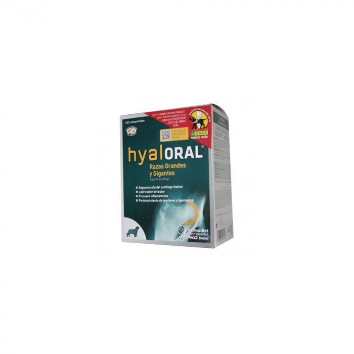 Hyaloral Supliment Articular Intensiv 12 Tablete pentru Caini Talie Mare