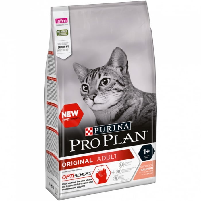 Purina Pro Plan Adult Pisici Somon 1.5kg Hrana Uscata Optisenses